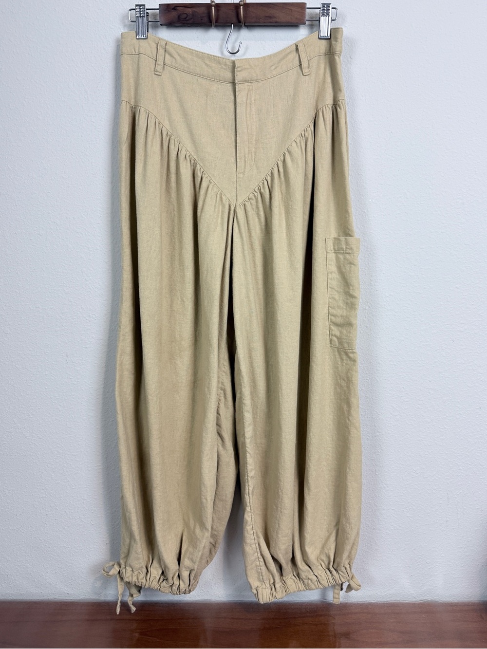 Fe Noel x Target Tan Barrel Yolk Cropped Wide-Leg Pants 6